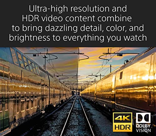 Sony 75 Inch 4K Ultra HD TV X85K Series: LED Smart Google TV with Dolby Vision HDR and Native 120HZ Refresh Rate KD75X85K- 2022 Model (Renewed)