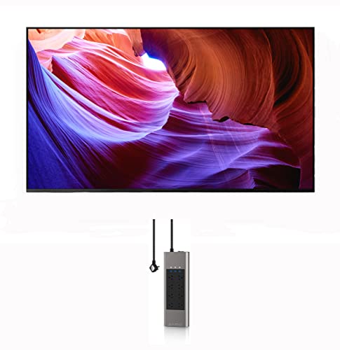 Sony KD50X85K 50" 4K HDR LED with PS5 Features Smart TV with an Austere 7S-PS8-US1 VII-Series 8 Outlet Power w/Omniport USB (2022)