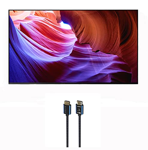 Sony KD50X85K 50" 4K HDR LED with PS5 Features Smart TV with an Austere 5S-4KHD2-2-5M V-Series 2.5m Premium 4K HDR HDMI Braided Cable (2022)