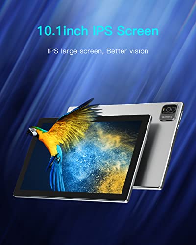CUPEISI Tablet 10 inch Android 11 Tablets 2GB+32GB Quad-Core Tablet FHD 1280x800 Display Tablet (Silver)