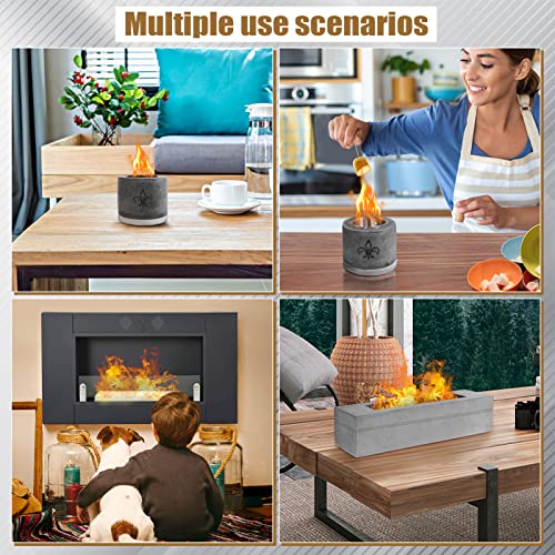 2Pack Premium Ceramic Wool for Portable Tabletop Firepit to Extend Burn Time - Ceramic Wool Wick Sponge Ceramic Fiber Insulation for Bioethanol Fireplaces (12" x 8")