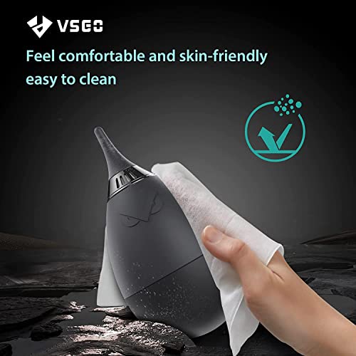 VSGO Tumbler Filter Air Blower Camera Cleaning Compressed Rubble Blaster Camera Cleaning Blower Compatible for Nikon Sony Canon Cameras Lens Cleaning (Black)