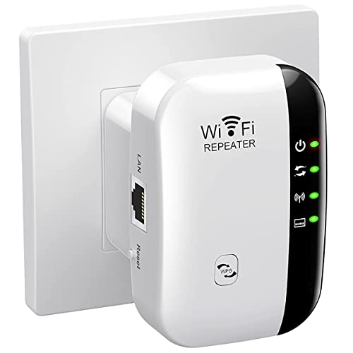 2023 WiFi Extender, WiFi Range Extender Signal Booster up to 3000sq.ft and 35 Devices, WiFi Repeater Internet Booster for Home, Access Point, Alexa Compatible