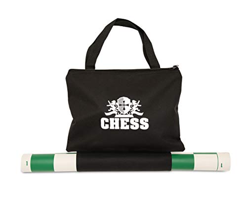 WE Games Best Value Tournament Chess Set (Green) + Hardcover Chess Notation Scorebook (Green)