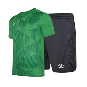 umbro mens maxium football kit (m) (emerald/black)