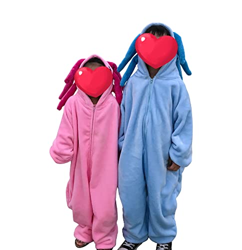 Cute Axolotl Unisex Child Axolotl Animal One-Piece Cosplay Plush Onesie Costume Large （No mask）, Pink