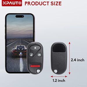 NPAUTO Key Fob Replacement Fits for Honda Accord & Acura TL 1998 1999 2000 2001 2002 2003 DIY Programming Keyless Entry Remote Control Car Key Fobs KOBUTAH2T, 72147-S0K-A02, 72147-S84-A03 (Pack of 2)