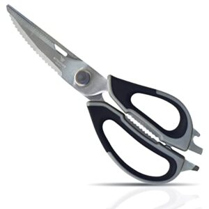 9" Premium Kitchen Shears with Detachable Blades by Better Kitchen Products, Stainless Steel, All Purpose Come Apart Utility Scissors, Heavy Duty Kitchen Scissors, Meat Scissors, Poultry Shears