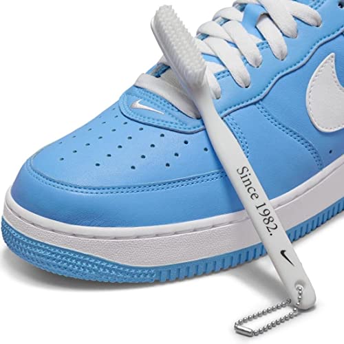 Nike mens Air Force 1 Low Retro, University Blue/White/Metallic, 7.5