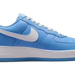 Nike mens Air Force 1 Low Retro, University Blue/White/Metallic, 7.5