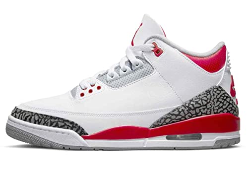 Jordan Mens Air 3 Retro OG DN3707 160 Fire Red 2022 - Size 9