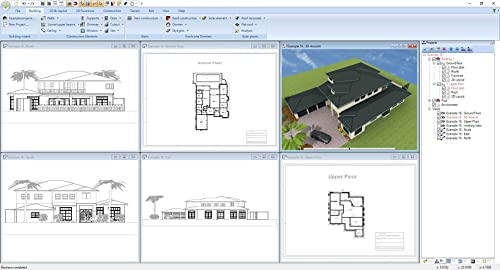 Home design software compatible with Windows 11, 10, 8.1, 7 – Design your dream house including photovoltaic installations - 3D CAD 9 Architecture