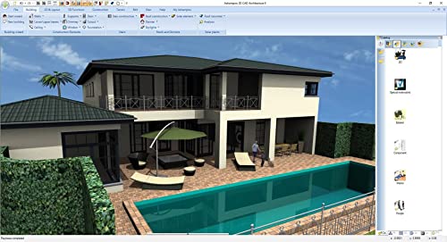 Home design software compatible with Windows 11, 10, 8.1, 7 – Design your dream house including photovoltaic installations - 3D CAD 9 Architecture