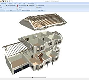 Home design software compatible with Windows 11, 10, 8.1, 7 – Design your dream house including photovoltaic installations - 3D CAD 9 Architecture