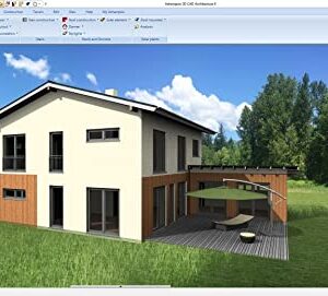 Home design software compatible with Windows 11, 10, 8.1, 7 – Design your dream house including photovoltaic installations - 3D CAD 9 Architecture