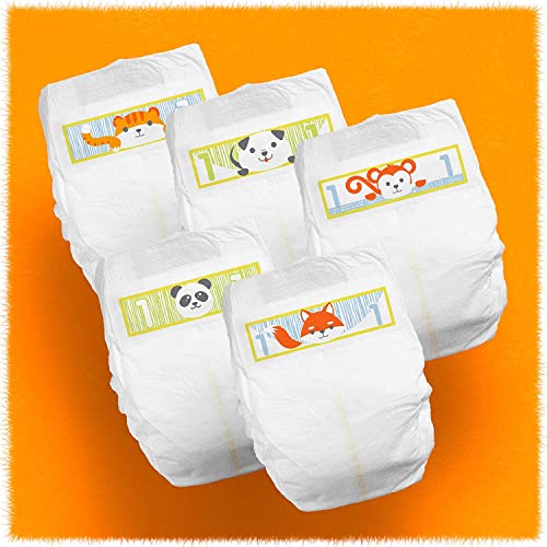 Cuties | Skin Smart, Absorbent & Hypoallergenic Diapers with Flexible & Secure Tabs | Bulk Case | Size 1 | 200 Count