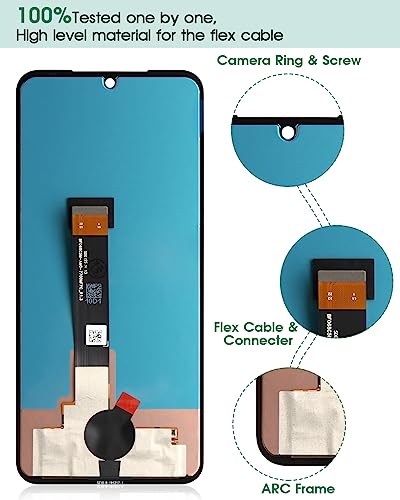 for LG V60 ThinQ 5G Screen Replacement for LG V60 ThinQ 5G LCD Display for LM-V600 A001LG Digitizer Touch Screen Assembly Replacement Repair Parts