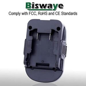 Biswaye Adapter Compatible with Dewalt 20V Battery to Replacement for Ryobi 18V ONE+ Battery, Adapter Compatible with Milwaukee M18 Battery to Replacement for Ryobi 18V ONE+ Battery P102 P189 P107