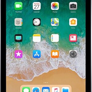 2018 Apple iPad (9.7-inch, Wi-Fi, 128GB) - Space Gray (Renewed Premium)