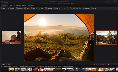 Photo editing software compatible with Windows 11, 10 – view, edit, enhance and organize your photos – more than 200 features (collages, slideshows and more)