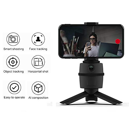 BoxWave Stand and Mount Compatible with Samsung Galaxy Z Fold 4 (Stand and Mount by BoxWave) - PivotTrack Selfie Stand, Facial Tracking Pivot Stand Mount for Samsung Galaxy Z Fold 4 - Jet Black