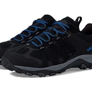 Merrell Accentor 3 Waterproof Shoes for Men - Leather and Mesh Upper, Textile Lining, and Lightweight EVA Foam Midsole Black 15 M