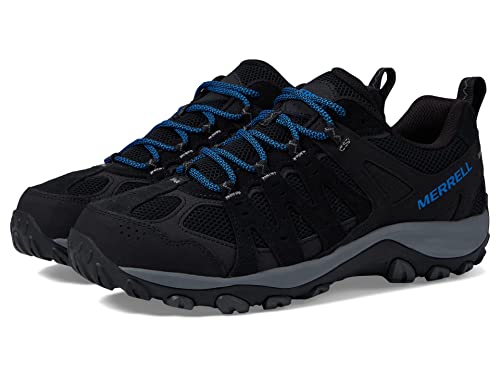 Merrell Accentor 3 Waterproof Shoes for Men - Leather and Mesh Upper, Textile Lining, and Lightweight EVA Foam Midsole Black 15 M