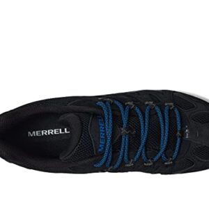 Merrell Accentor 3 Waterproof Shoes for Men - Leather and Mesh Upper, Textile Lining, and Lightweight EVA Foam Midsole Black 15 M