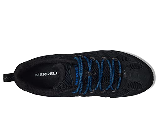 Merrell Accentor 3 Waterproof Shoes for Men - Leather and Mesh Upper, Textile Lining, and Lightweight EVA Foam Midsole Black 15 M