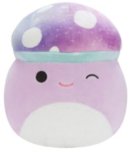 squishmallow official kellytoy plush 7.5 inch squishy stuffed toy animal (minya the mushroom)