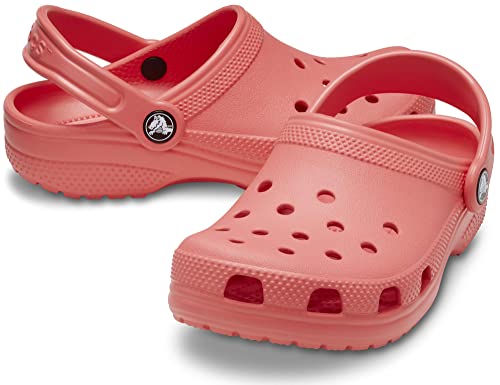 Crocs Classic Clogs, Neon Watermelon, 2 US Unisex Little Kid