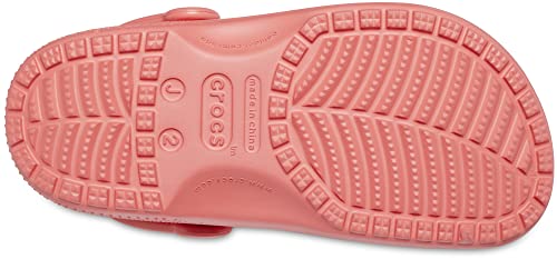 Crocs Classic Clogs, Neon Watermelon, 1 US Unisex Little Kid