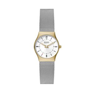 skagen women's grenen lille three-hand stainless steel mesh watch (model: skw3046)