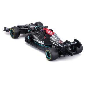 HTLNUZD 1:43 Bburago 2021Racing F1W12#44 Lewis Hamilton 1/43 Static Simulation Diecast Alloy F1 Formula Car Model (Hardcover Version)