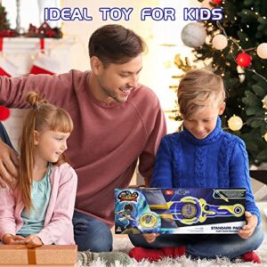 Infinity Nado Battling Top Burst Gyro Toy, Spinning Top w/Sword Launcher, Battle Game Set Toys for 5 6 7 8 9 10 Years Old Boys Girls, Gifts for Boys Girls Kids - Fury Wave Dragon