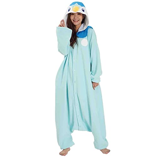 SAZAC Kigurumi - Pokemon - Piplup - Onesie Jumpsuit Halloween Costume