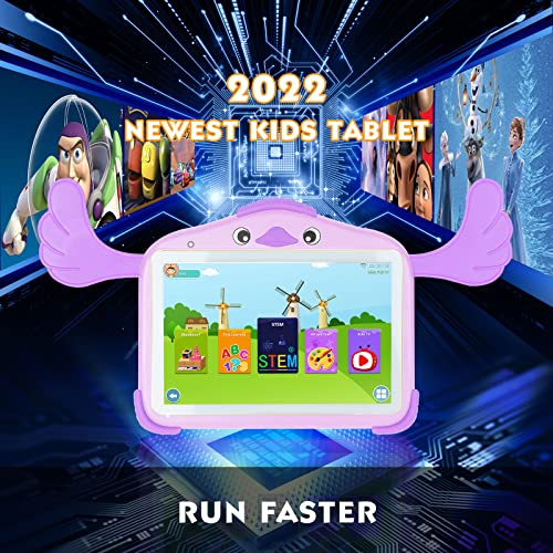 Kids Tablet 10 inch Tablet for Kids with Case Included 2GB 32GB Android 11 Toddler Tablet with WiFi Dual Camera IPS Screen Kids Learning Tablet for Toddlers Preinstalled Kids Software Parental Control