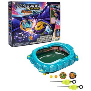 Beyblade Burst QuadStrike Light Ignite Battle Set, with Beyblade Stadium, 2 Spinning Tops, and 2 Beyblade Launchers, Toys for 8 Year Old Boys & Girls & Up (Amazon Exclusive)