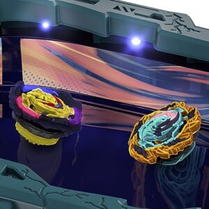 Beyblade Burst QuadStrike Light Ignite Battle Set, with Beyblade Stadium, 2 Spinning Tops, and 2 Beyblade Launchers, Toys for 8 Year Old Boys & Girls & Up (Amazon Exclusive)