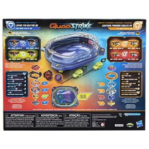 Beyblade Burst QuadStrike Thunder Edge Battle Set, Battle Game Set with Beystadium, 2 Spinning Top Toys, and 2 Launchers for Ages 8 and Up