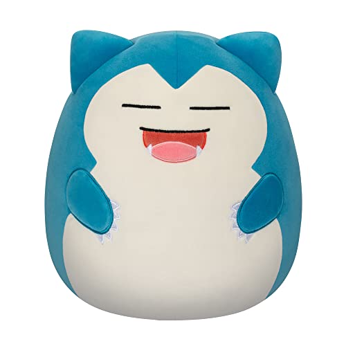 Squishmallows Pokemon 14-Inch Snorlax Plush - Add Snorlax to Your Squad, Ultrasoft Stuffed Animal Large Plush, Official Jazwares Plush