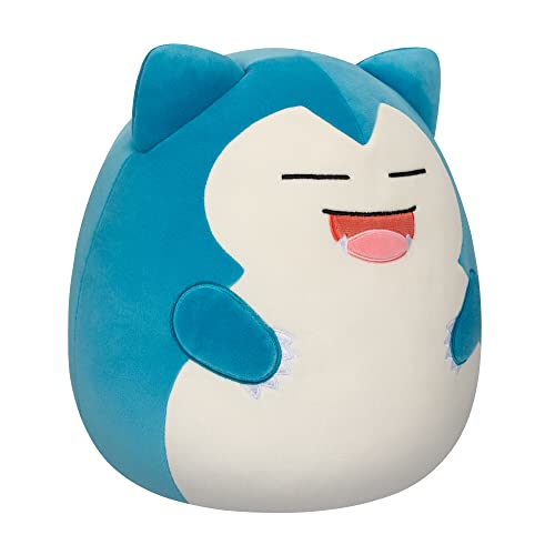 Squishmallows Pokemon 14-Inch Snorlax Plush - Add Snorlax to Your Squad, Ultrasoft Stuffed Animal Large Plush, Official Jazwares Plush