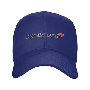 avojee mclaren-logo hats caps baseball cap adjustable fashion uv protection casquette unisex blue