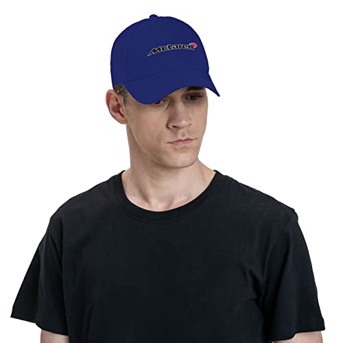 AVOJEE Mclaren-Logo Hats Caps Baseball Cap Adjustable Fashion Uv Protection Casquette Unisex Blue