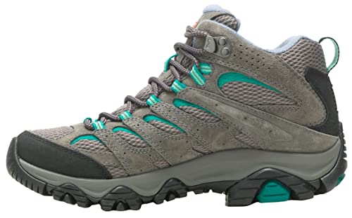 Merrell Women's J035850 Moab 3 MID WP Waterproof Hiking Shoe, Granite/Marine, 7.5 M