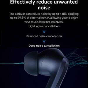 Xiaomi Redmi Buds 4 Pro Wireless Earbuds Noise Cancelling Earbuds, Bluetooth 5.3 Earphones, Up to 43dB Hybrid ANC, Up to 36 Hours Long Battery Life, 3-mic Noise Reduction for Calls, in-Ear Detection