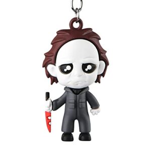 CEMMY XU Women Men Halloween Keychain Horror Movie Keychains Small Bell for Party Favor Key-304