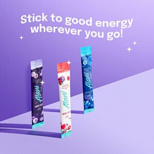 Alani Nu Energy Stick Packets, Activate with Water, 200mg Caffeine, Zero Sugar, 30mcg Biotin, Formulated with Amino Acids Like L-Theanine to Prevent Crashing, Hawaiian Shaved Ice, 10 Sticks Per Pack