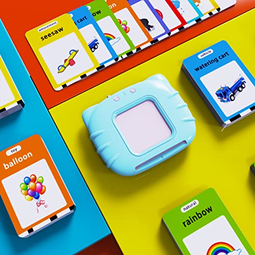 Lapare Audible Learning Toy with Music for Toddler Age 1 2 3 4 5, 520 Sight Words Flash Cards Kindergarten Toy for Boys to Learn Alphabet Number Color Shapes and More