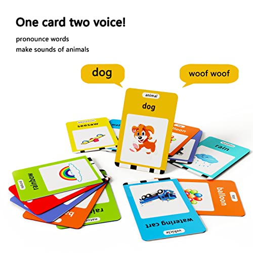 Lapare Audible Learning Toy with Music for Toddler Age 1 2 3 4 5, 520 Sight Words Flash Cards Kindergarten Toy for Boys to Learn Alphabet Number Color Shapes and More